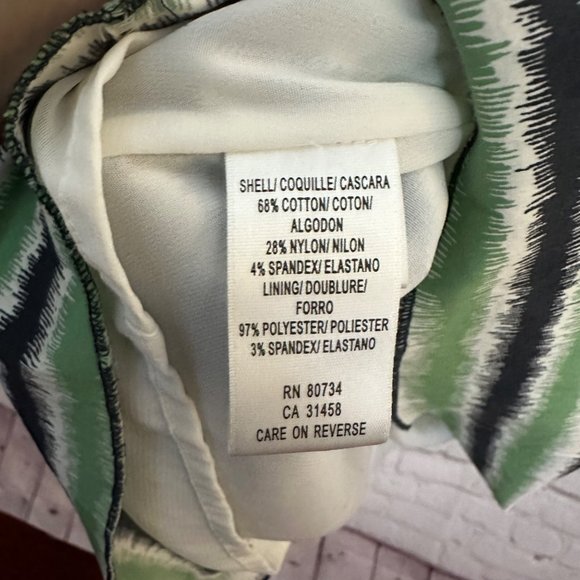 BCBGMaxazria Dress Size XS Sleeveless Blue Green - Picture 4 of 6